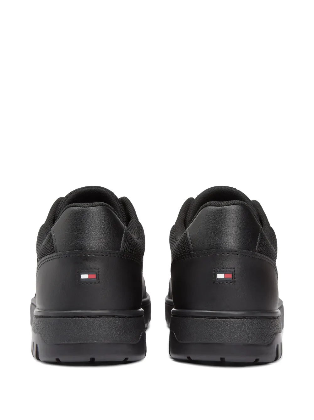 Tommy Hilfiger Sneakers met geperforeerd detail Zwart