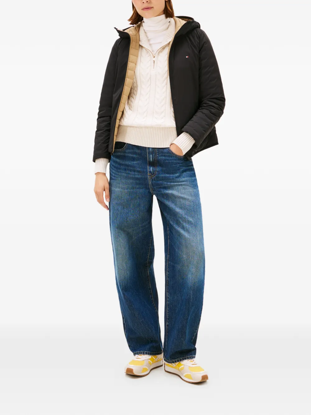 Tommy Hilfiger Hooded Jacket - Black 