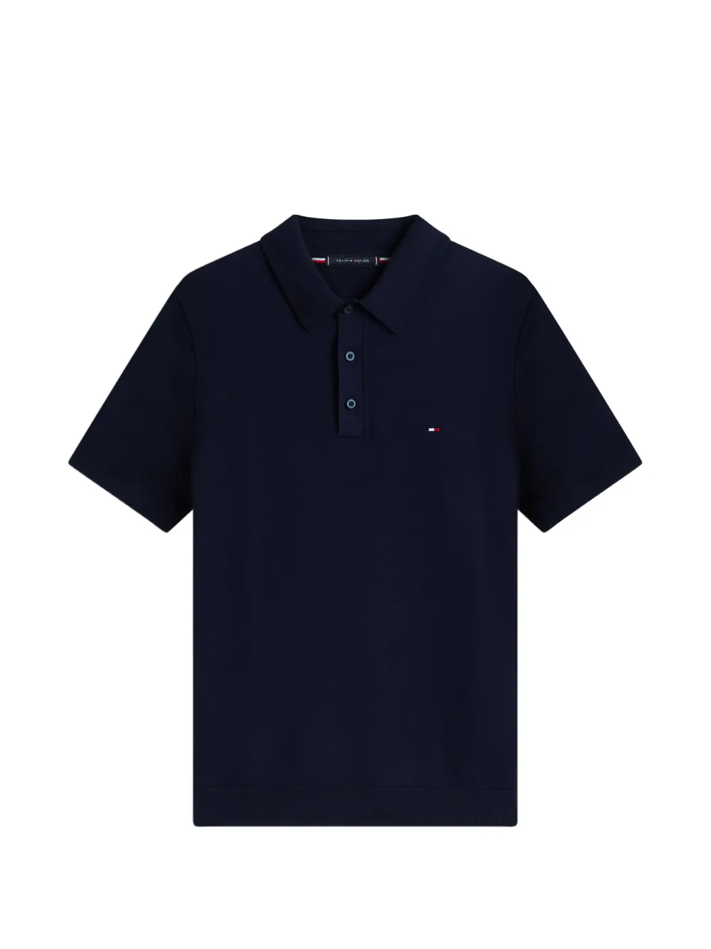 Tommy Hilfiger buttoned short-sleeve knitwear - Blu