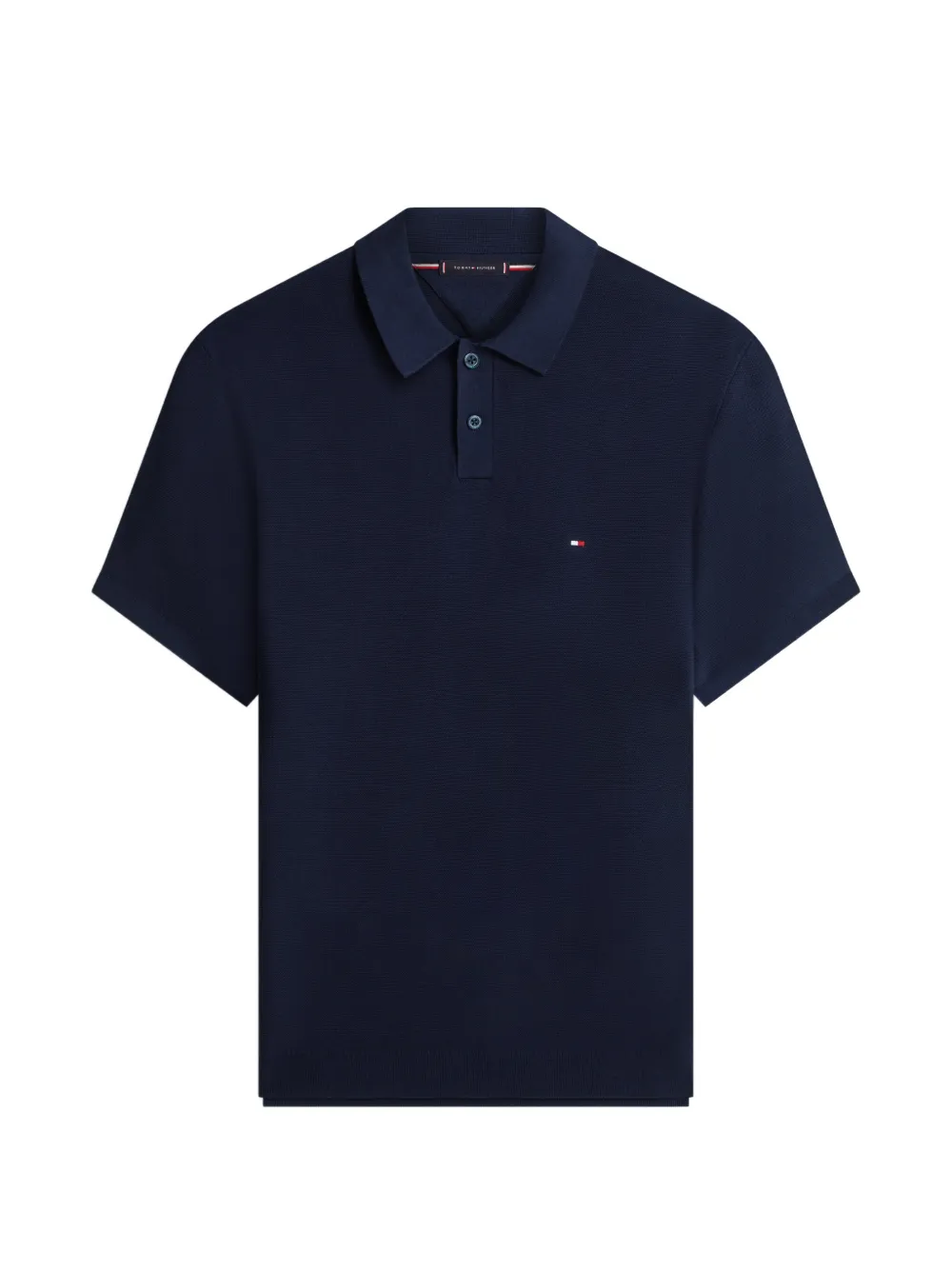 Tommy Hilfiger logo short-sleeve polo shirt - Blu