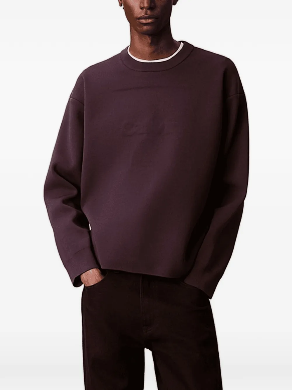 Calvin Klein crew-neck sweatshirt - Violett