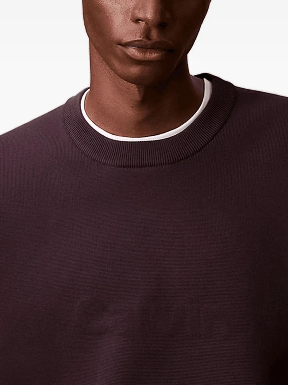 Calvin Klein Sweater met ronde hals Paars