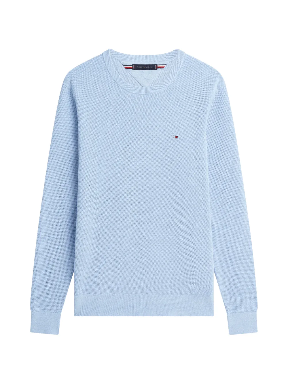 Tommy Hilfiger logo crew neck jumper - Blu