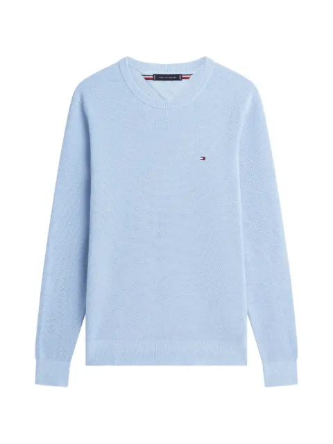 Tommy Hilfiger logo crew neck jumper