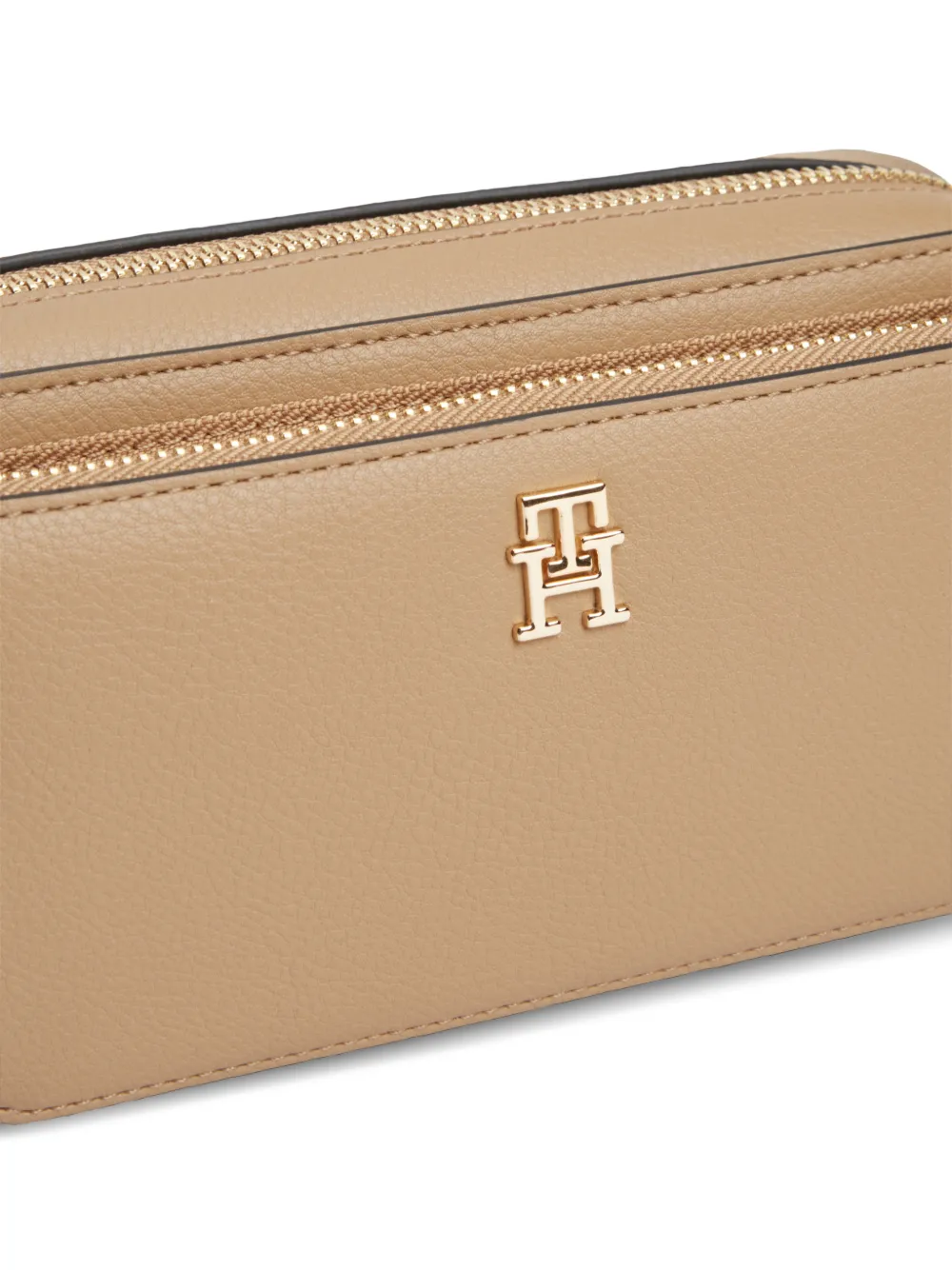 zip logo shoulder bag