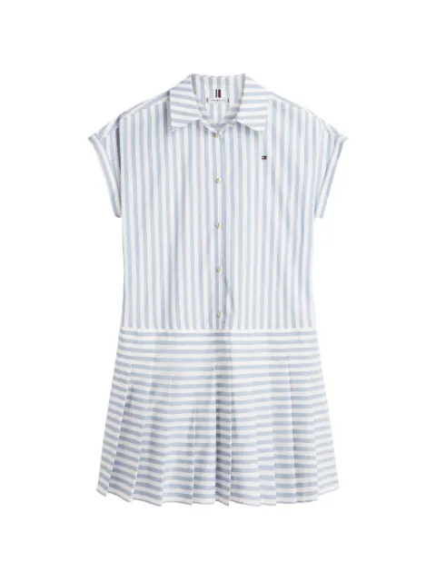 Tommy Hilfiger striped pleated dress