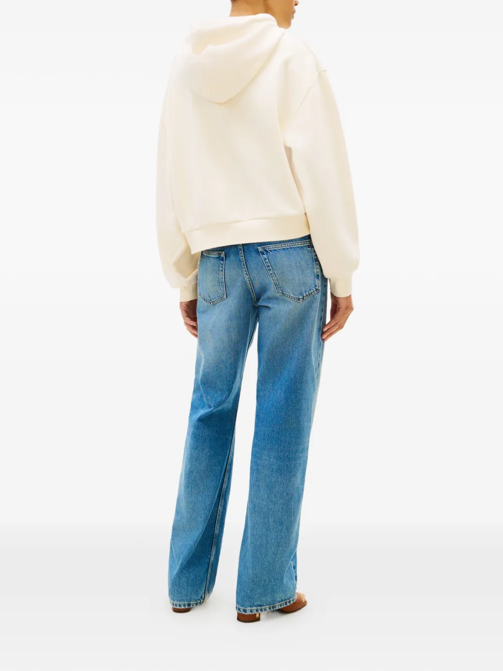  Tommy Hilfiger Drawstring Hooded Sweatshirt - Neutrals 