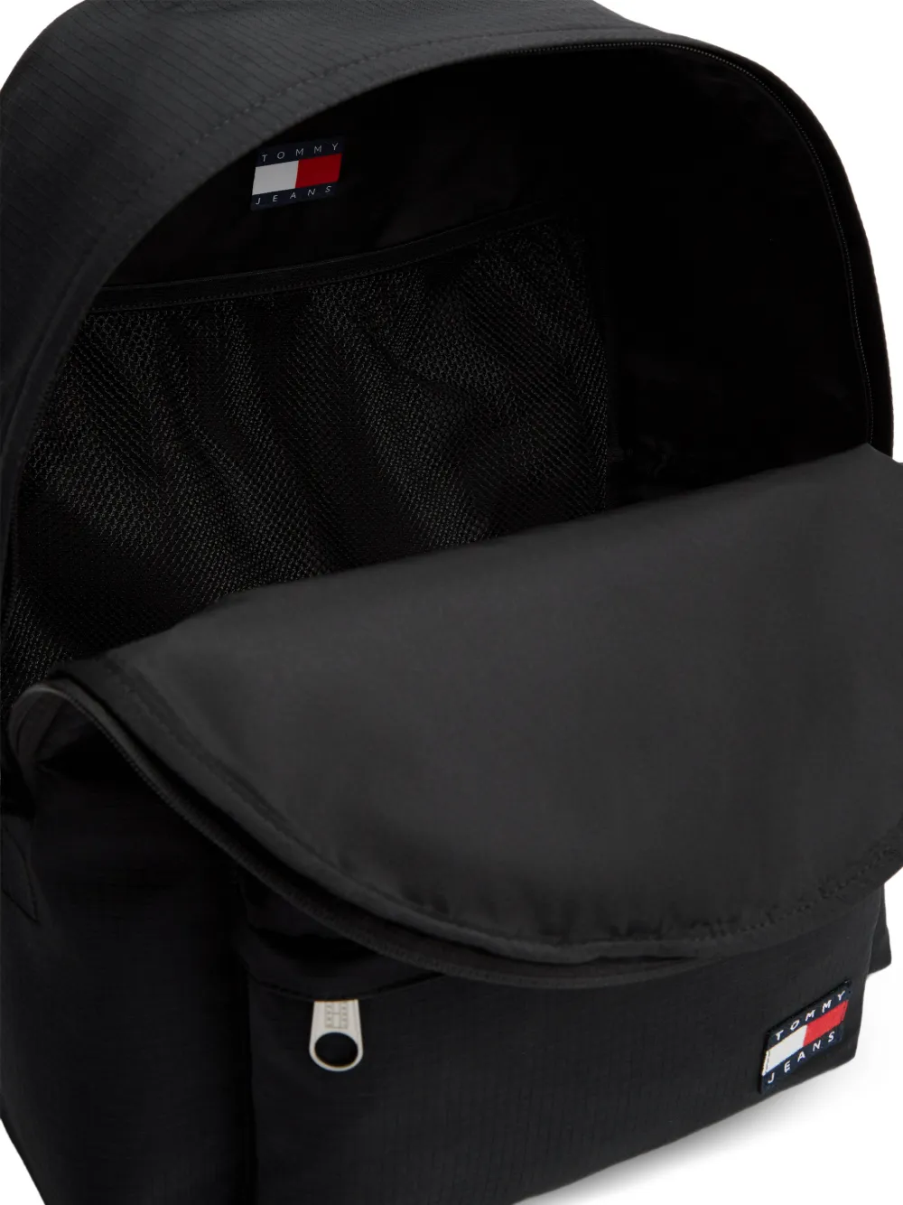 Tommy Hilfiger Pocket Logo Backpack - Black 
