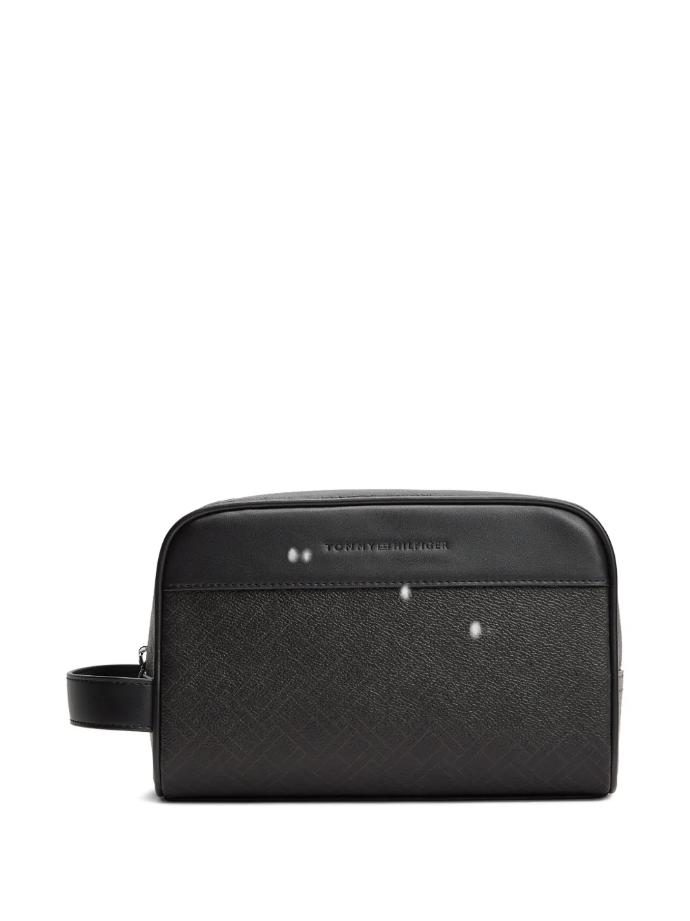 Tommy Hilfiger textured cosmetic bag - Schwarz