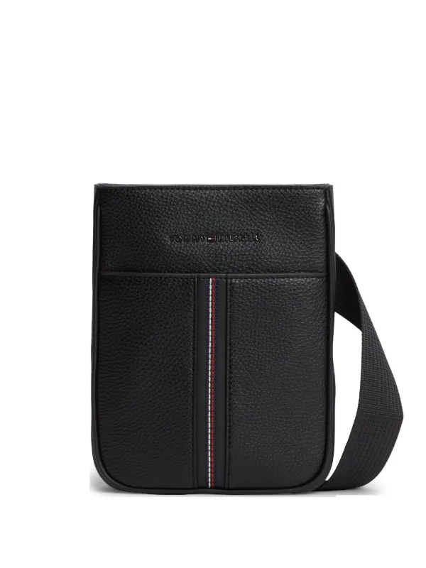 Tommy Hilfiger ストライプ ショルダーバッグ | ブラック | FARFETCH JP