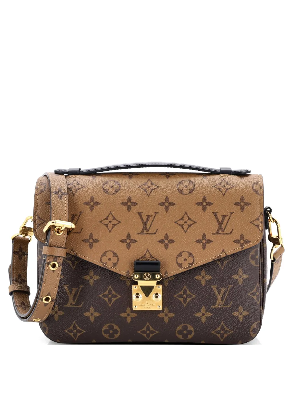 Louis Vuitton Pre-Owned Pochette Metis Reverse Monogram Canvas crossbody bag - Marrone