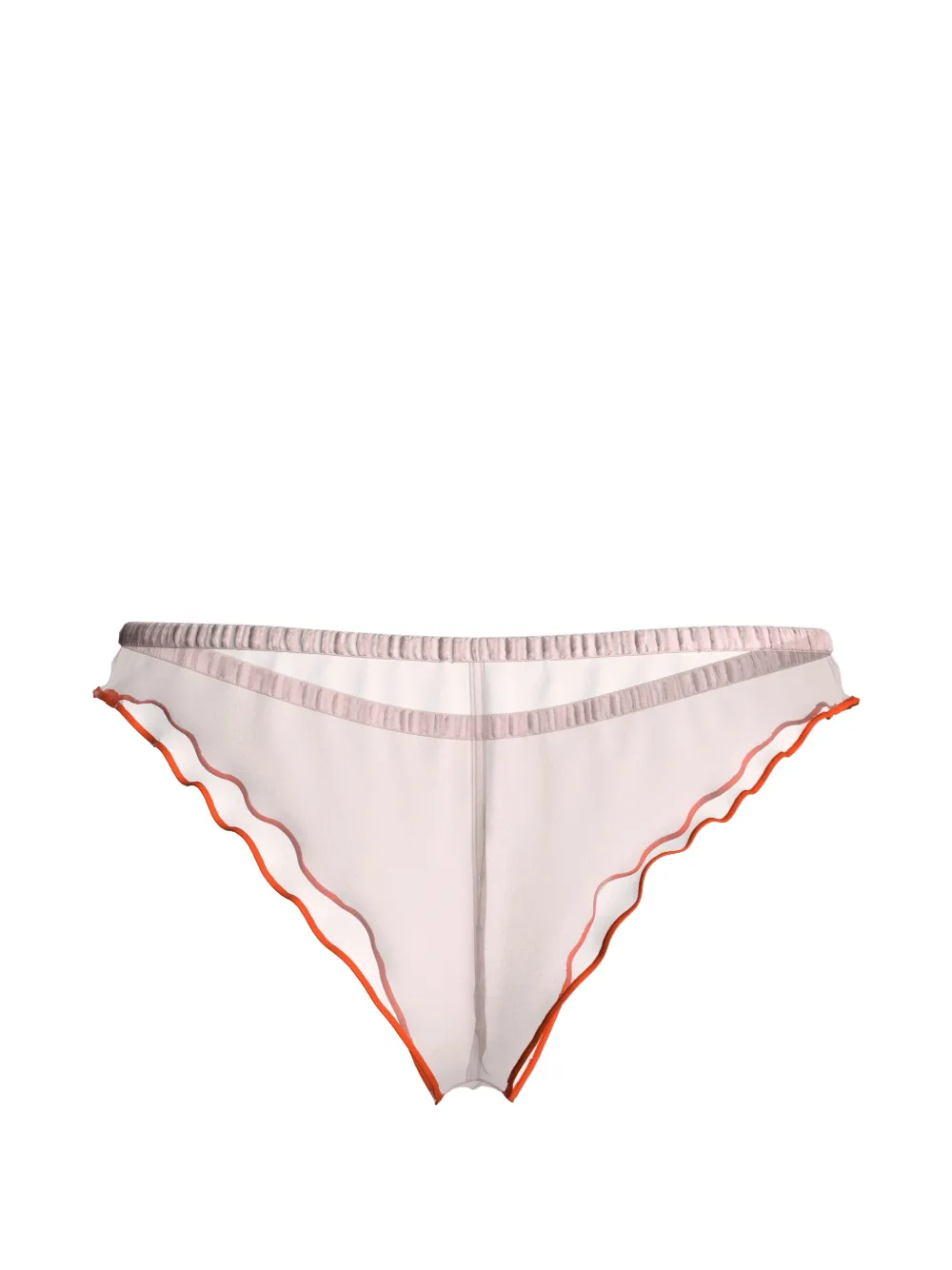 Maison Close Panorama tanga met ruches Beige
