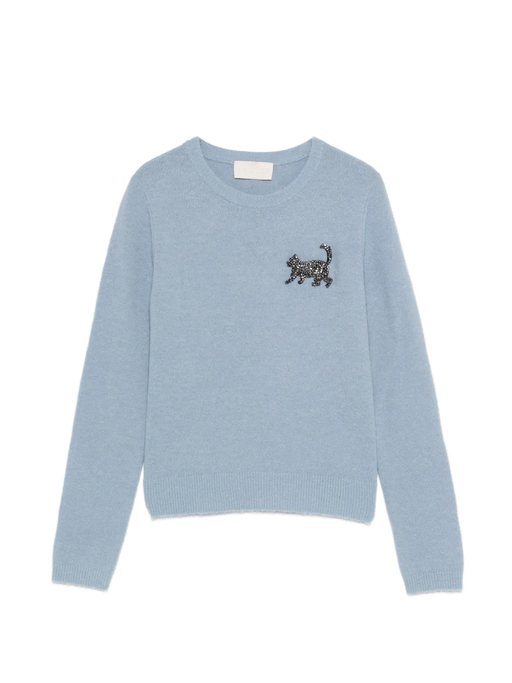 I BLUES Luciana embellished crew-neck sweater