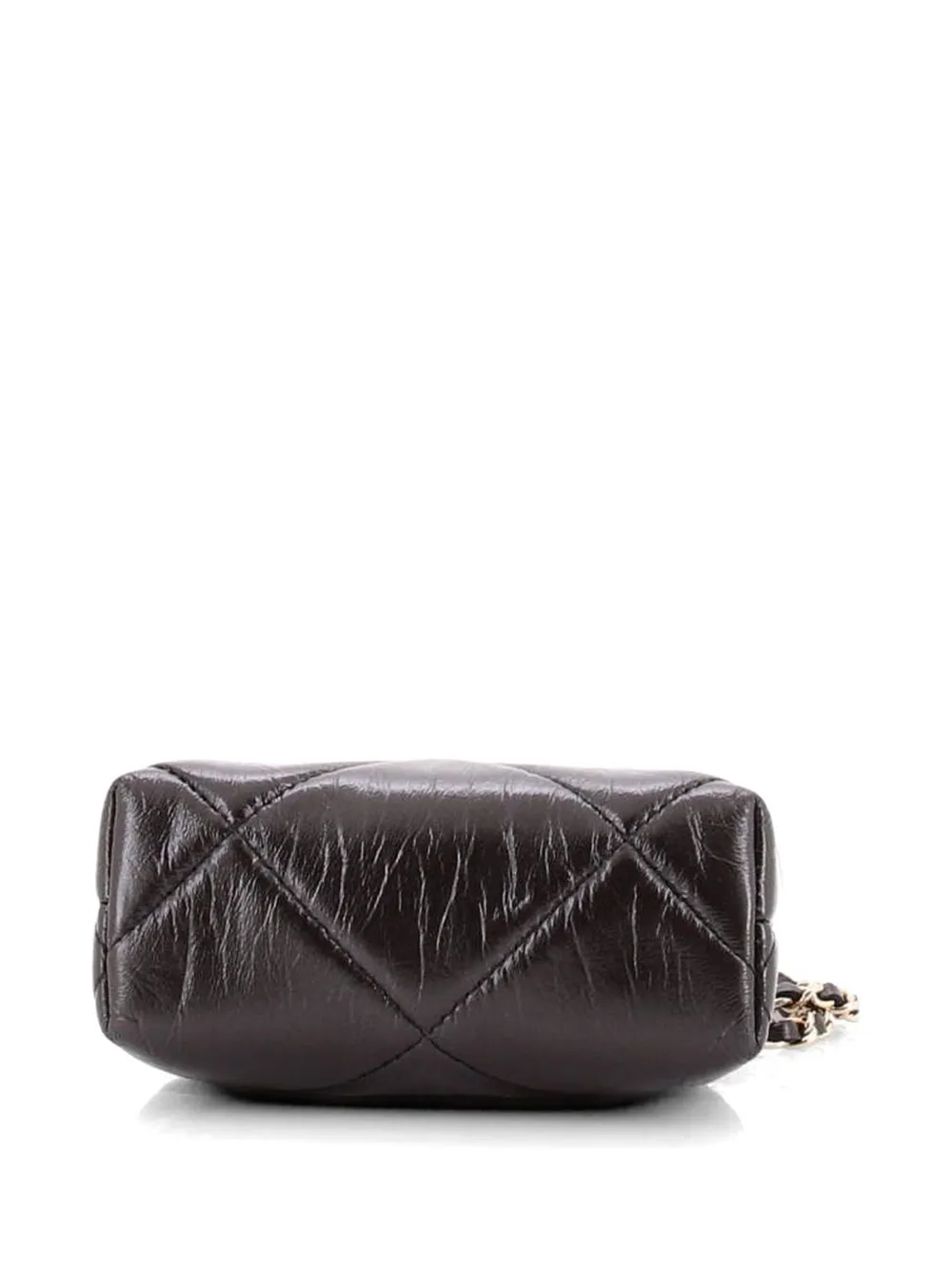 Cc Kisslock Frame Clutch With Chain Quilted Lambskin Mini Crossbody Bag