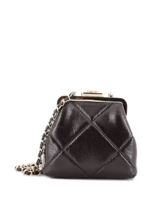 CHANEL Pre-Owned タイニー ココマーク リンク バニティケース ウィズ