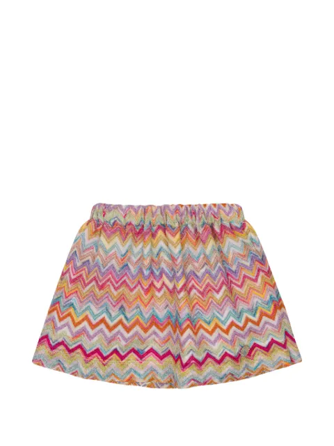 Missoni Kids zigzag-pattern skirt