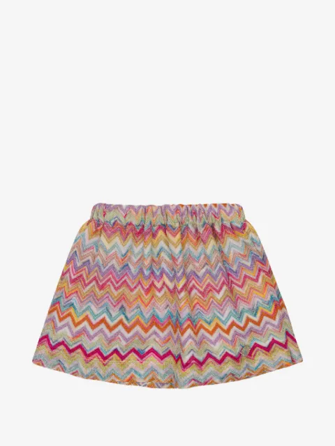 Missoni Kids zigzag-pattern skirt