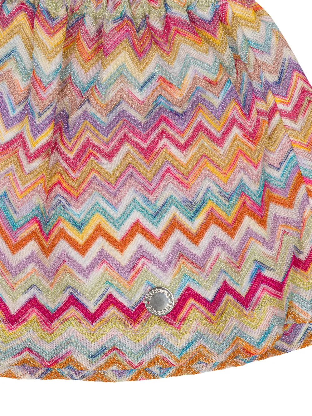  Missoni Kids Zigzag-pattern Skirt - Pink 