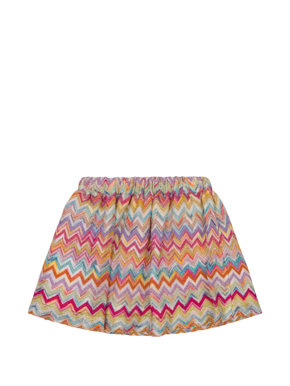  Missoni Kids Zigzag-pattern Skirt - Pink 