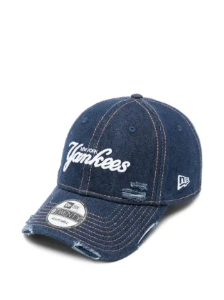 NEW ERA CAP x 9 Twenty ダメージ キャップ | ブルー | FARFETCH JP