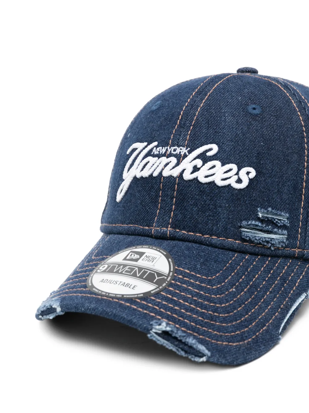 NEW ERA CAP x 9 Twenty ダメージ キャップ | ブルー | FARFETCH JP