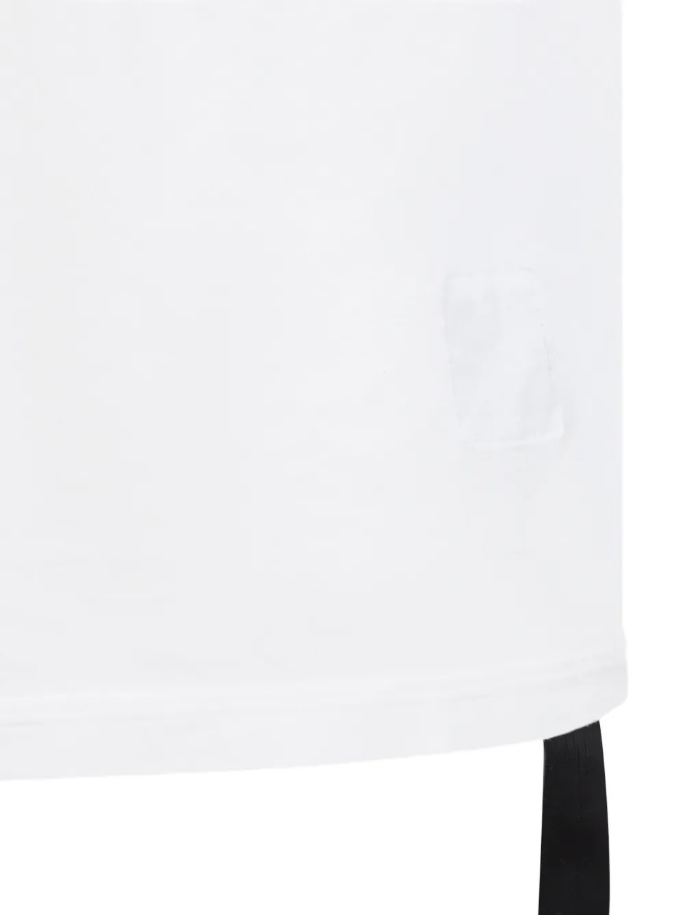 Rick Owens DRKSHDW T-shirt met strikdetail Wit