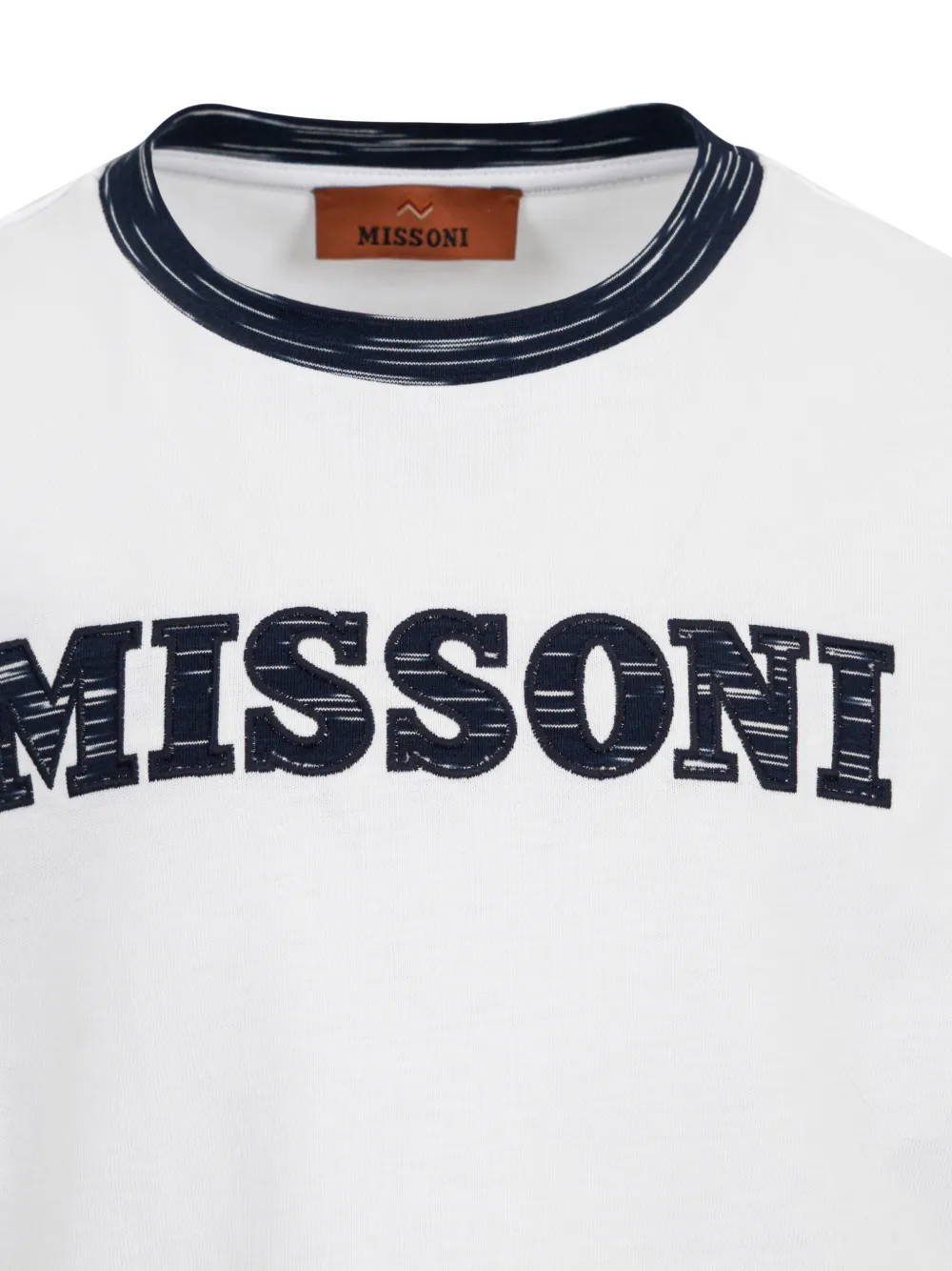 Missoni Kids T-shirt met logo Wit