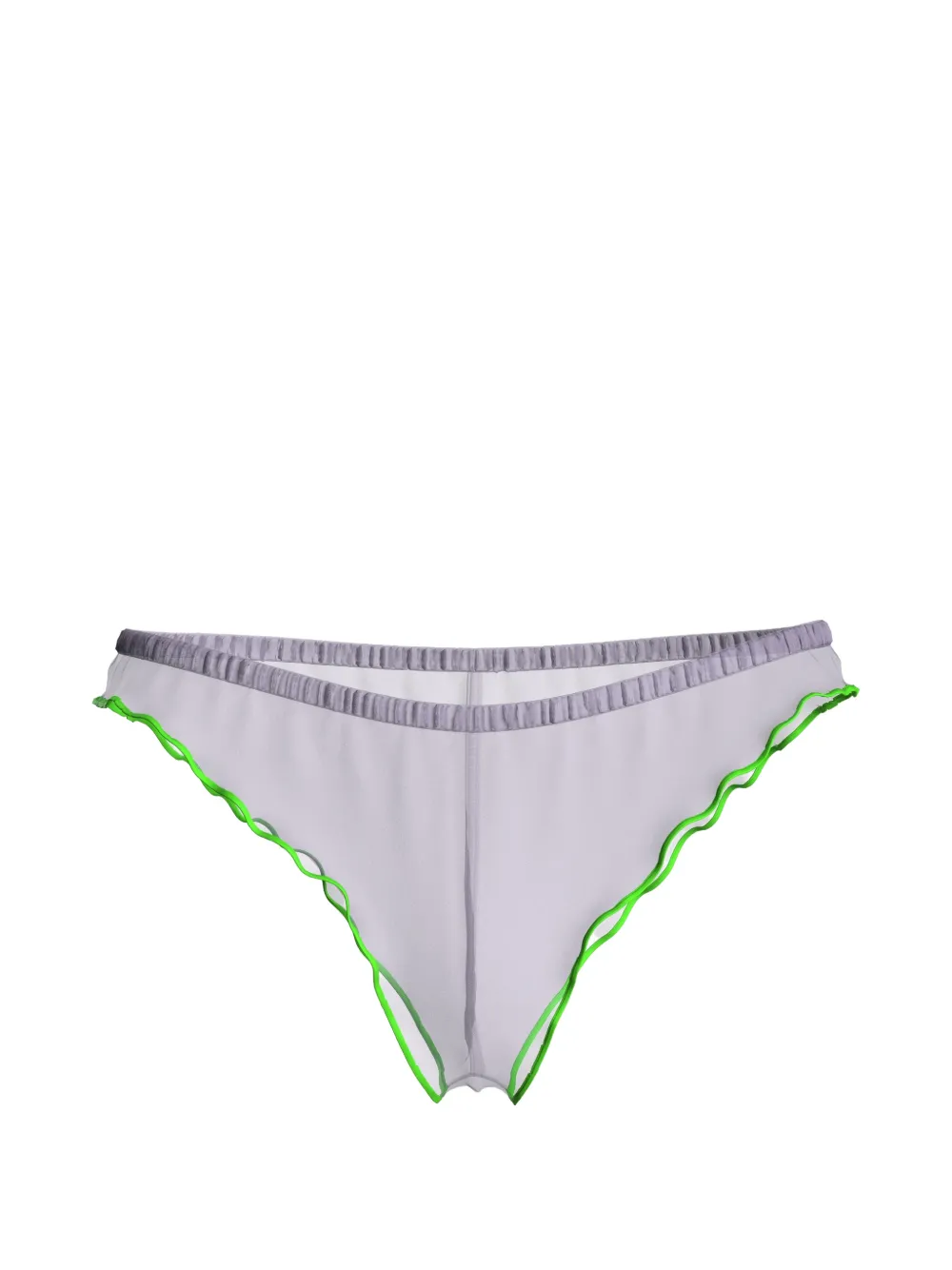 Maison Close Panorama ruffled tanga - Viola