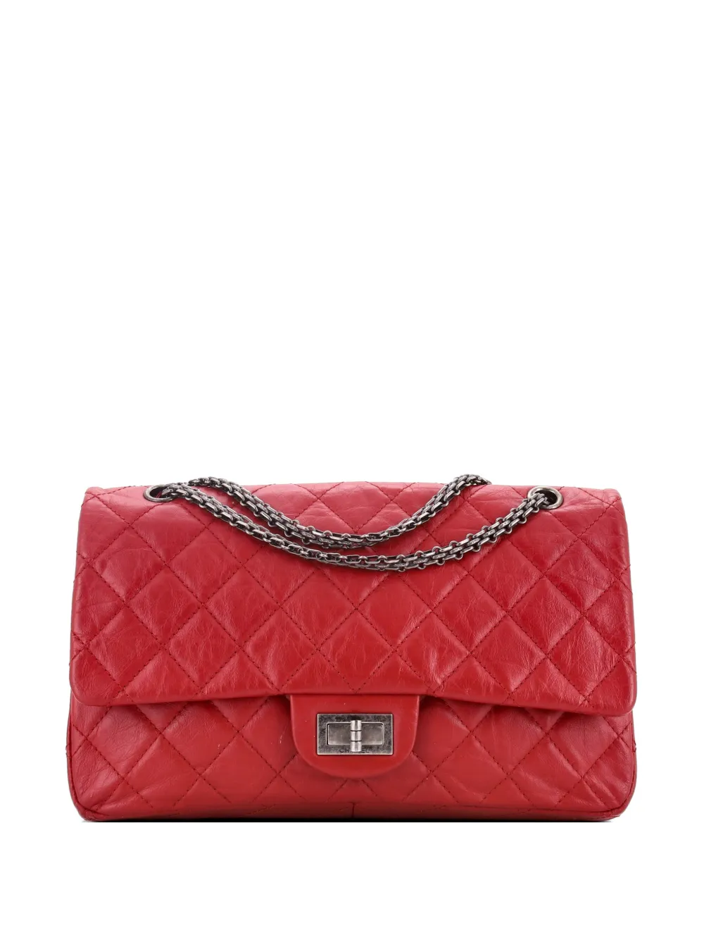 CHANEL Pre-Owned Reissue 2.55 Flap Bag Quilted Aged Calfskin 227 shoulder bag - Rosso