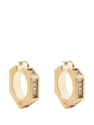FENDI FFロゴ ピアス | ゴールドトーン | FARFETCH JP