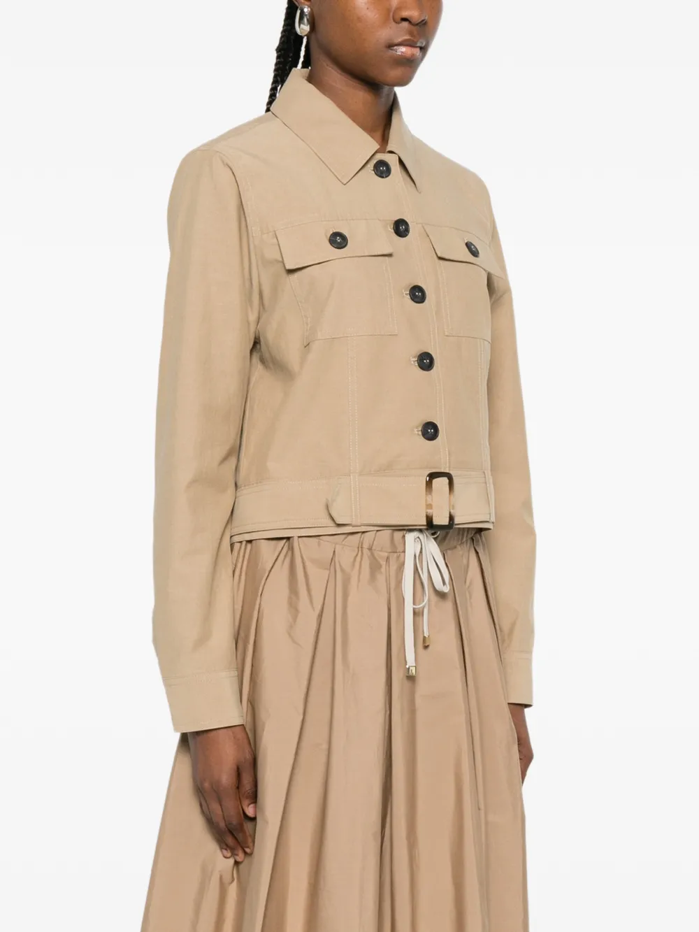 Liu Jo Button Pockets Jacket - Neutrals 
