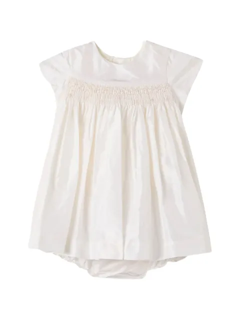 Bonpoint smocked-embroidery dress