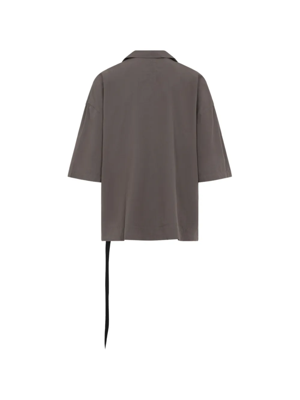 Rick Owens DRKSHDW Overhemd met zak en strik Bruin