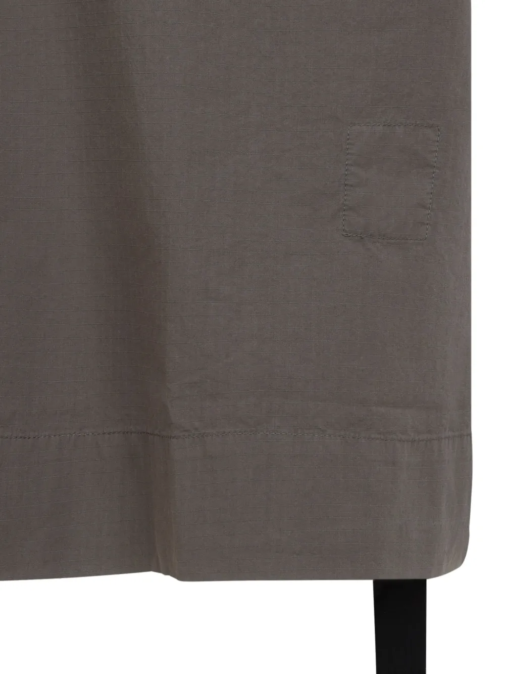 Rick Owens DRKSHDW Overhemd met zak en strik Bruin