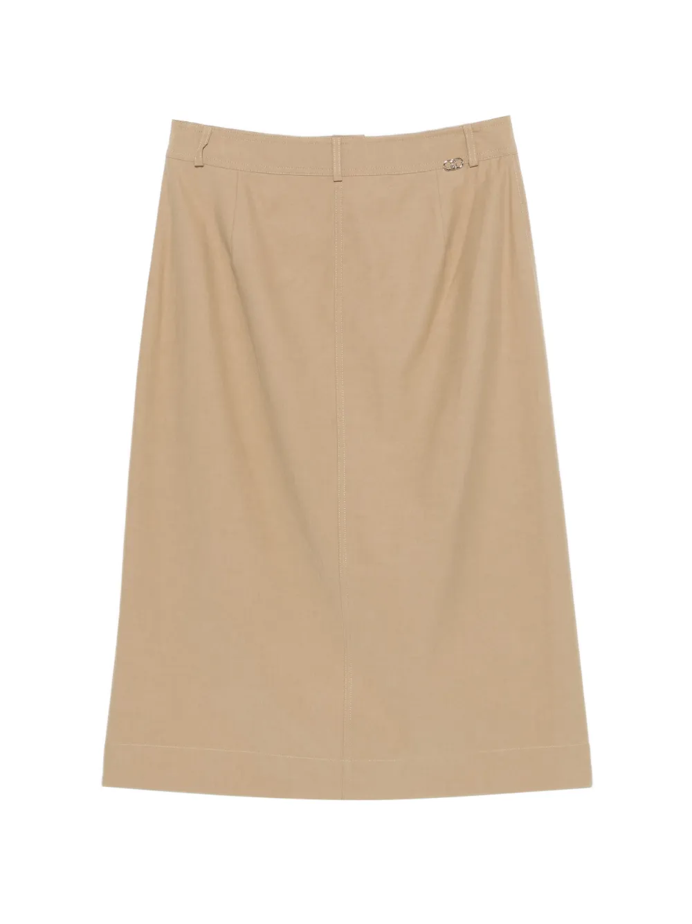  Liu Jo Buttoned Pocket Midi Skirt - Neutrals 
