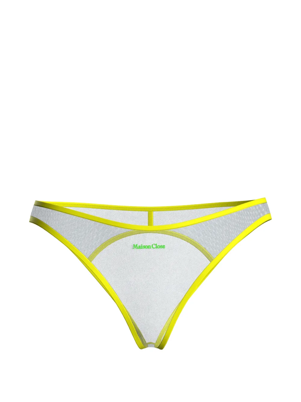 Maison Close Panorama open-back briefs - Toni neutri
