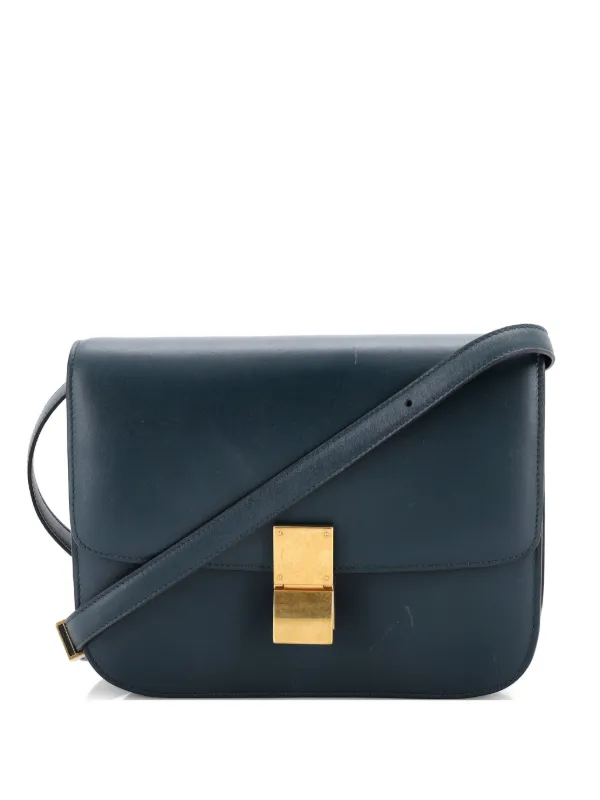 Celine Pre-Owned クラシック ボックス スムースレザー ミディアム 