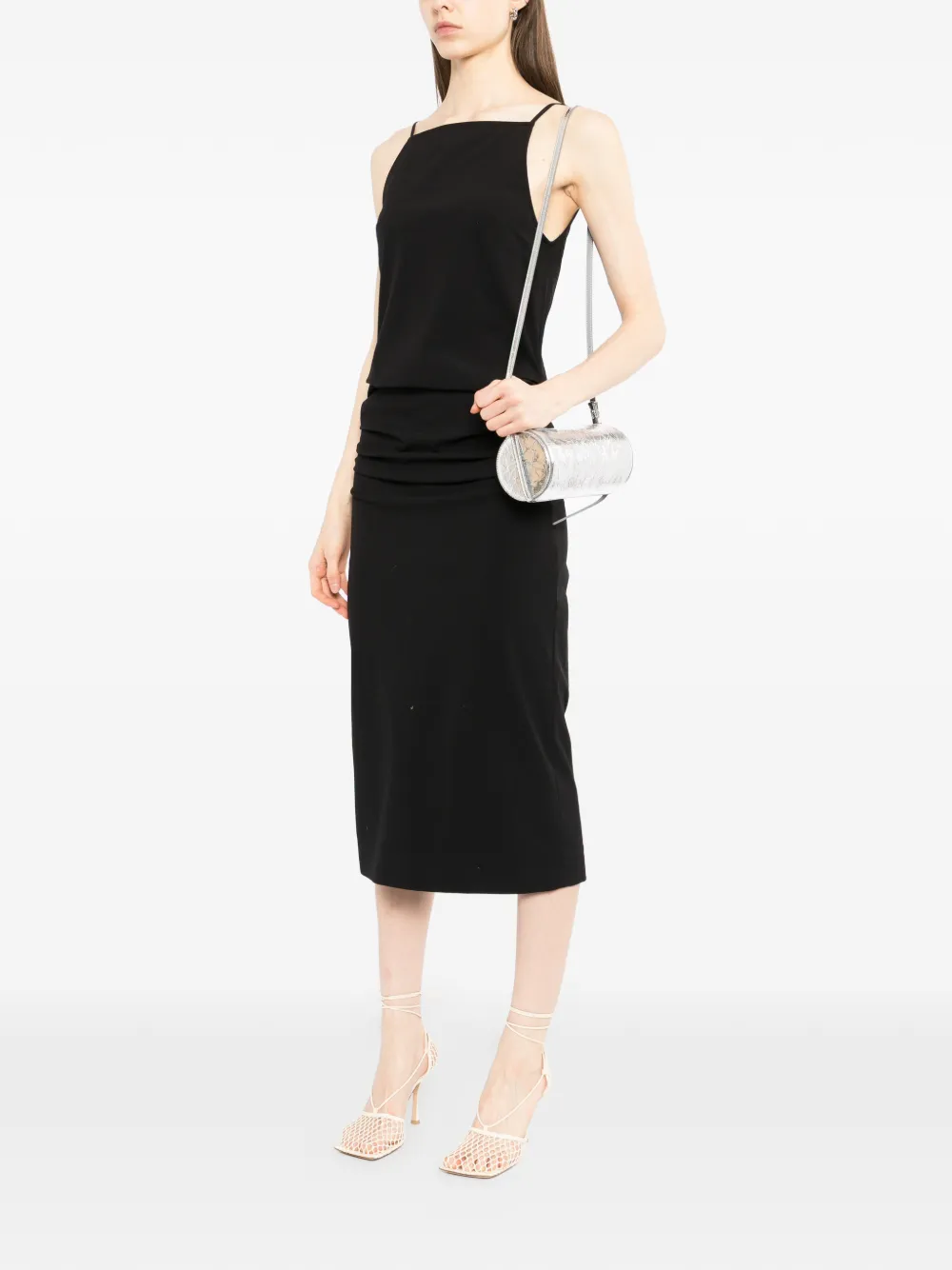 Proenza Schouler Silo crossbodytas Zilver