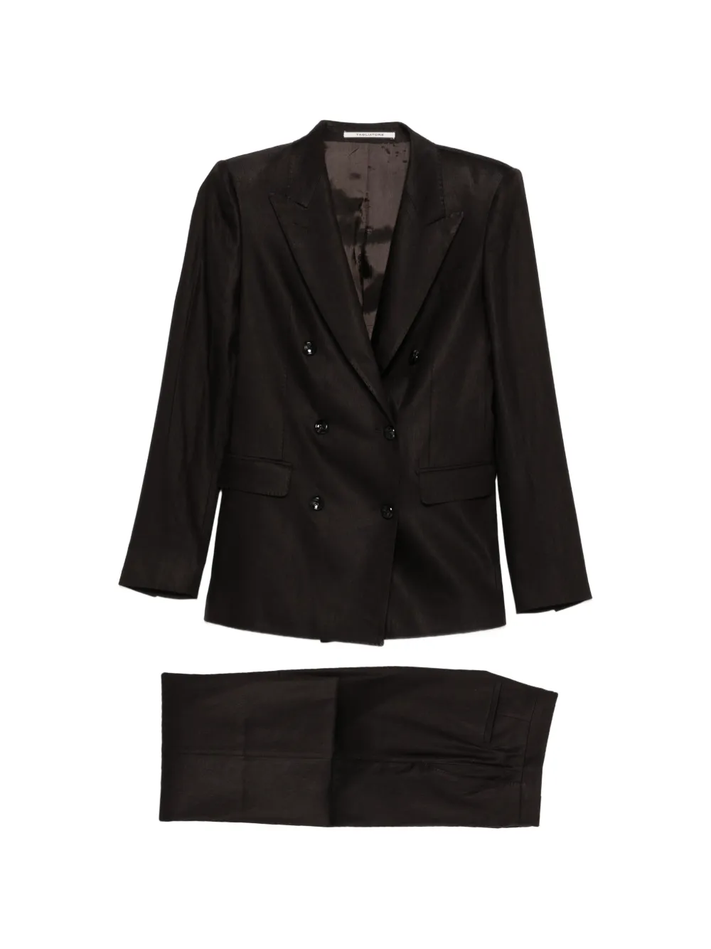 Tagliatore double-breasted tailored suit - Marrone