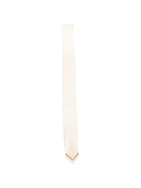 BODE embroidered satin tie