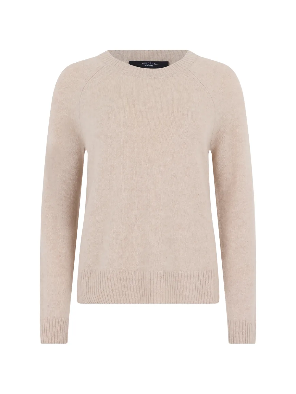 Weekend Max Mara ribbed knitted sweater - Nude