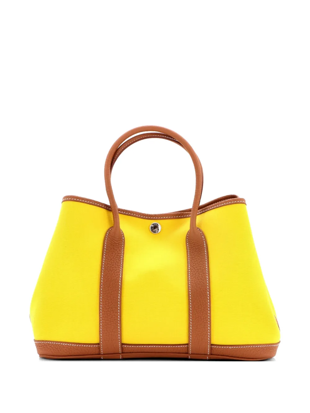 Hermès Pre-Owned Garden Party Toile and Leather 30 tote bag - Marrone