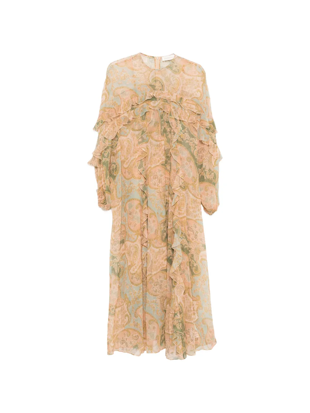 ZIMMERMANN Abito Luna Flutter con stampa paisley - Toni neutri