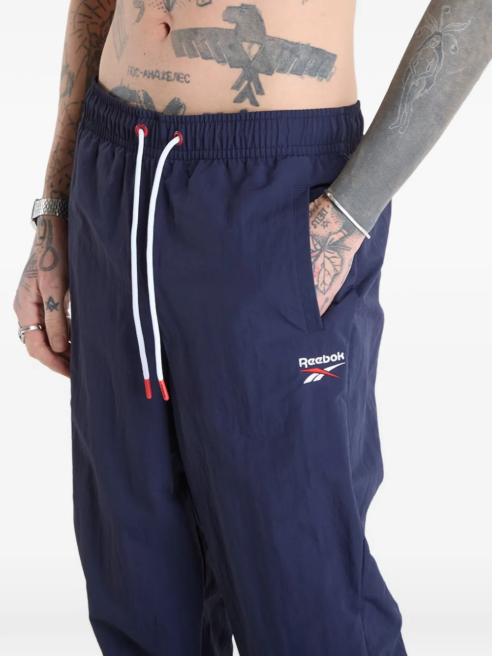  Reebok Drawstring Track Trousers - Blue 