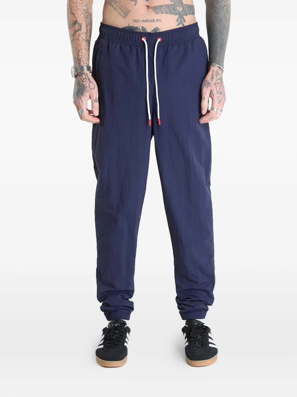 Reebok drawstring track trousers - Blu