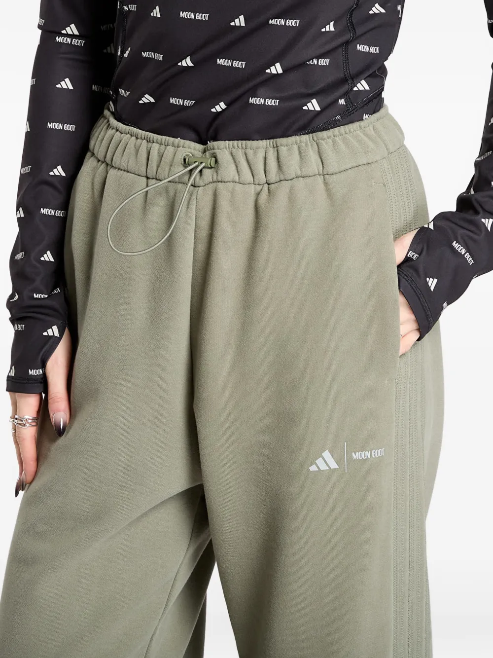 X Moon Boot Cotton Track Pants