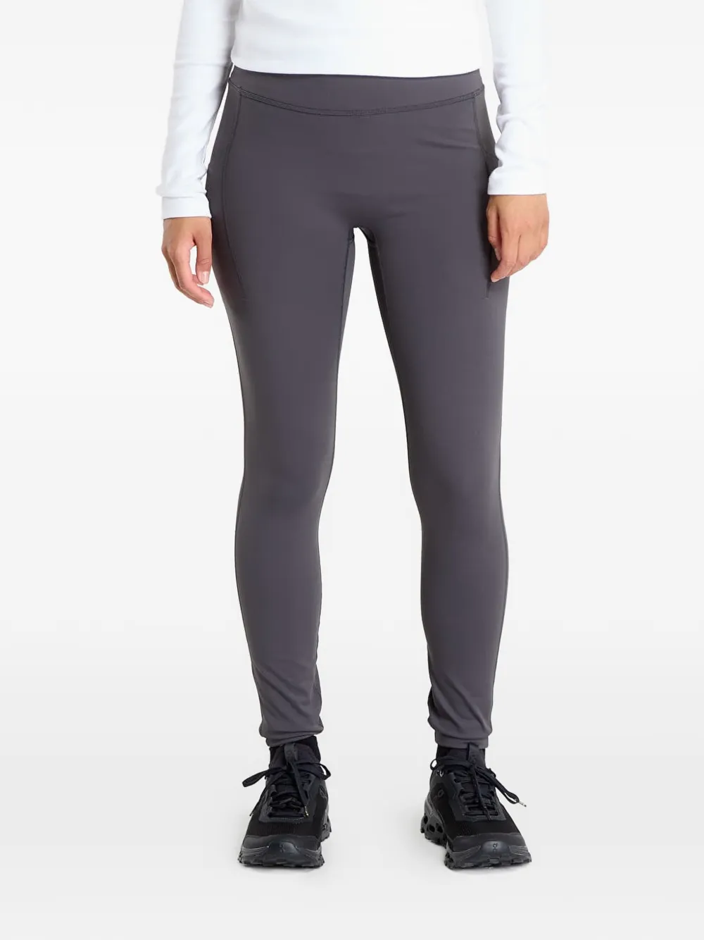 On DryTec™ performance leggings - Grigio