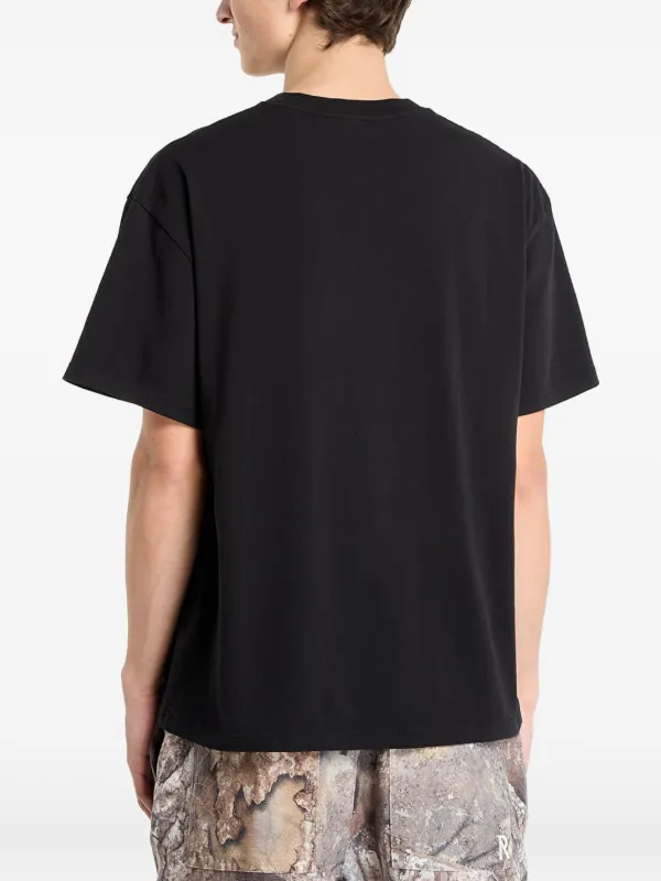 Brain Dead graphic-print short-sleeve T-shirt | Black | FARFETCH