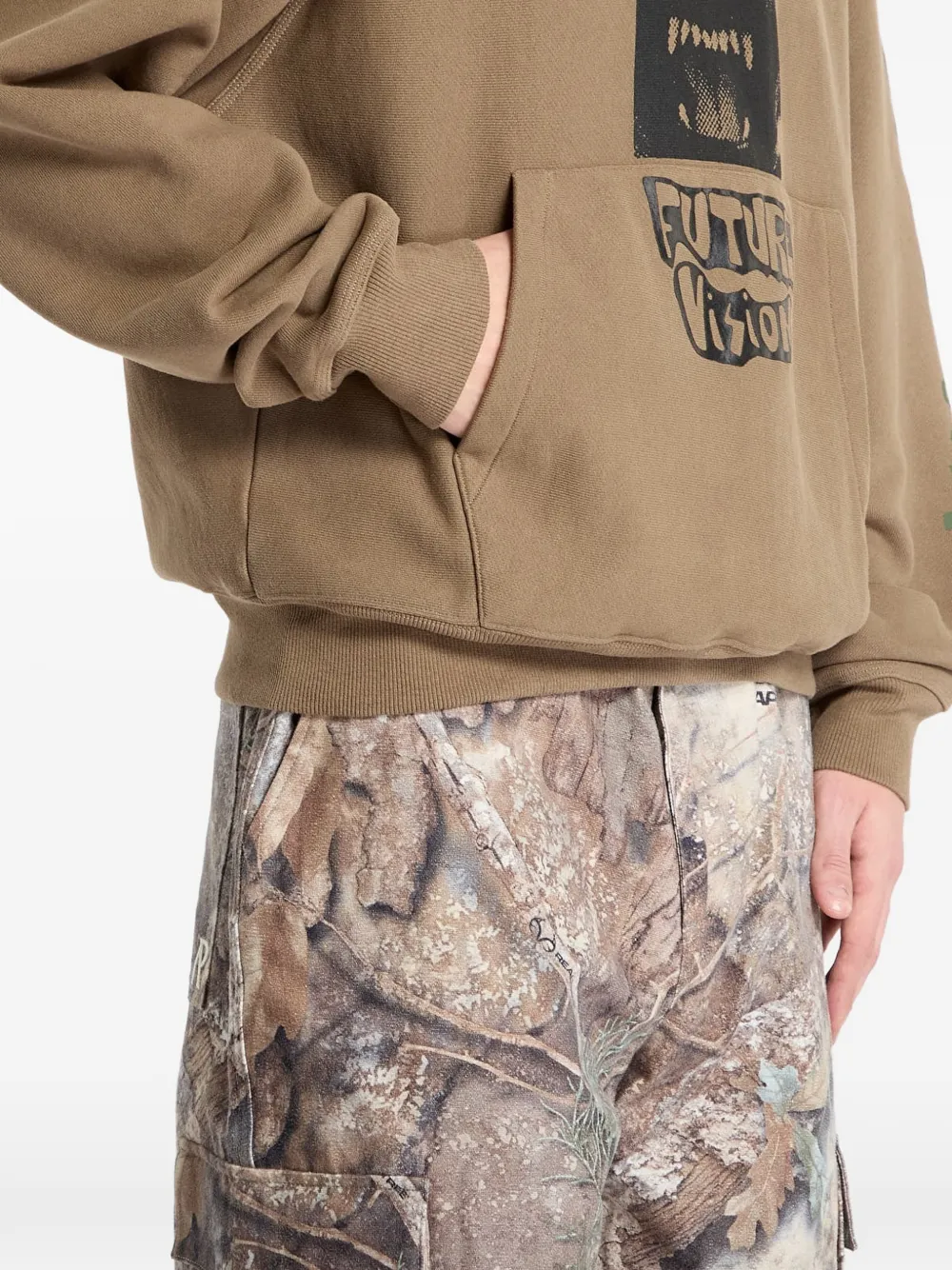 Brain Dead Future Vision trui Beige