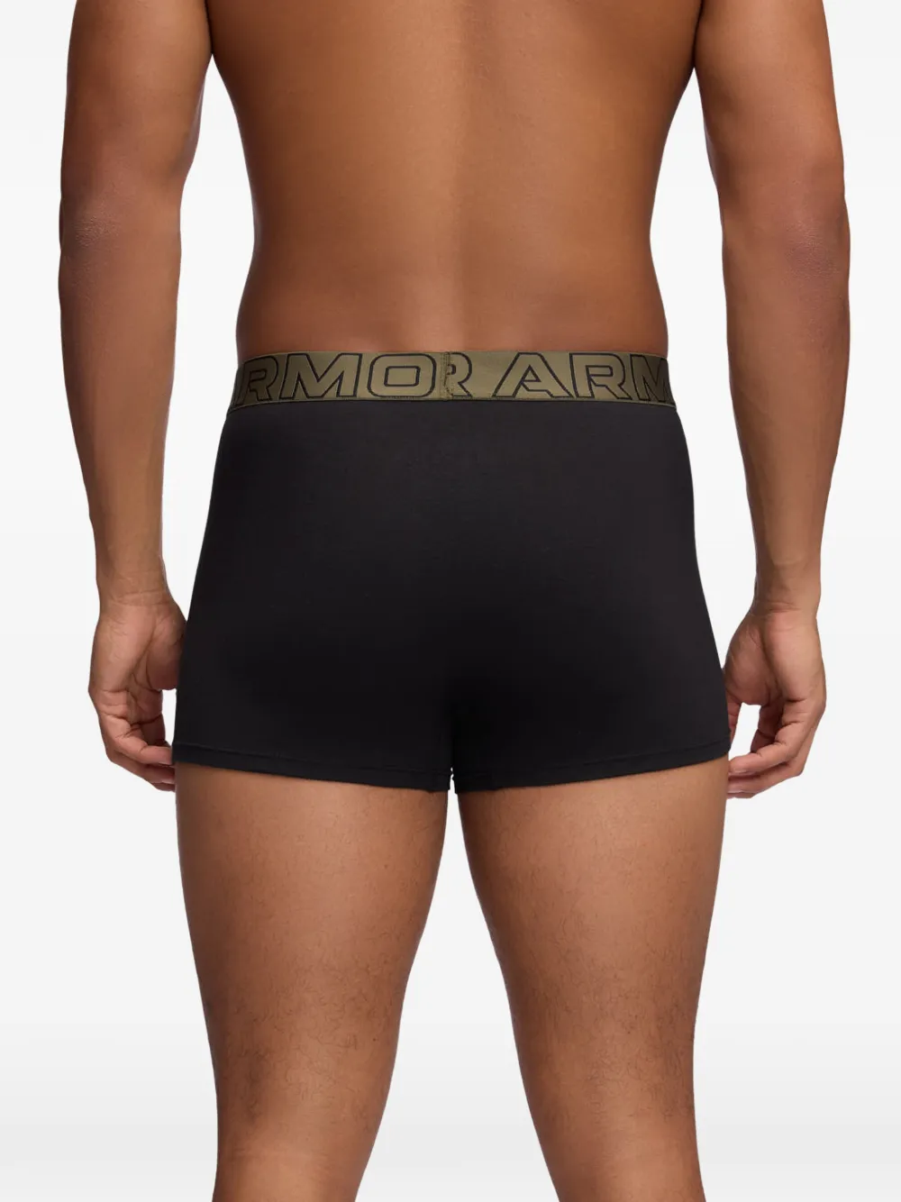 Under Armour Drie boxershorts met logoband Zwart